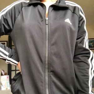 Black Adidas track jacket